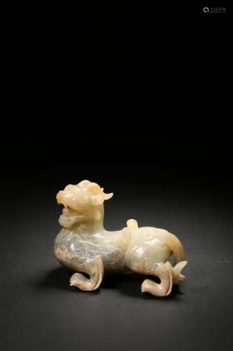 Hetian jade beast in ancient China