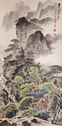 Guan Xinyue, ancient Chinese landscape painting