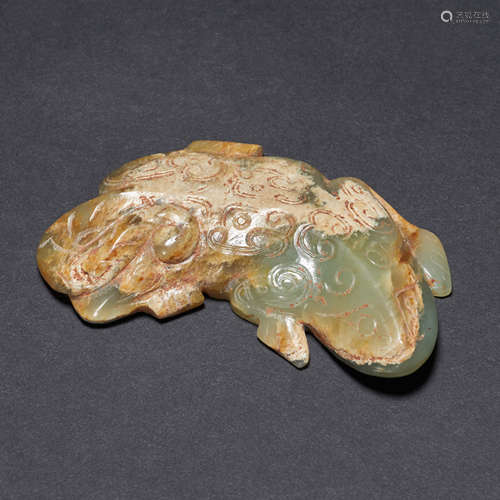 Hetian jade beast in ancient China