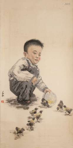 Jiang Zhaohe, Chinese modern figure painting