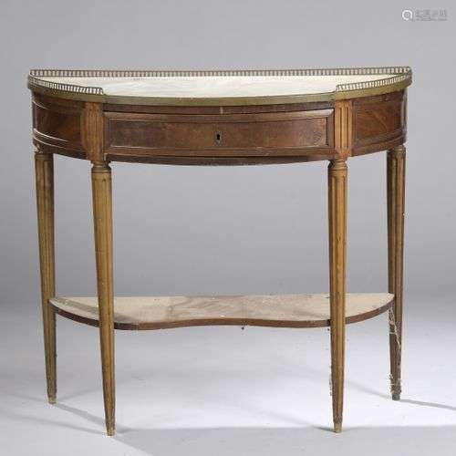 CONSOLE de style Louis XVI