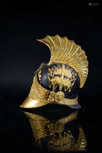 Rare casque d'officier de Gendarme de la Maison du roi, modè...