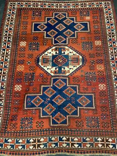 Important Kazak. Lori Pambak Caucase vers 1860/70 Velours en...