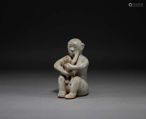 Celadon monkey of Song Dynasty China