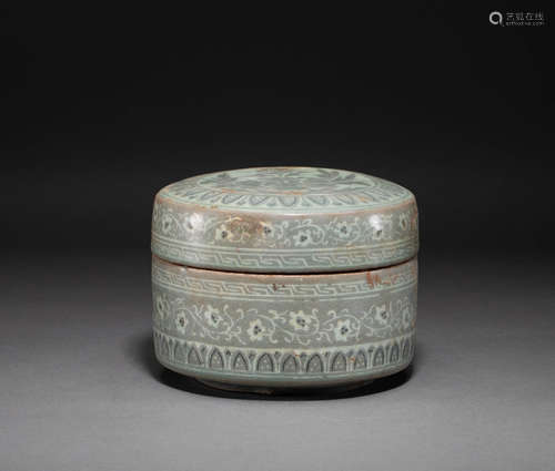 Korean celadon compact