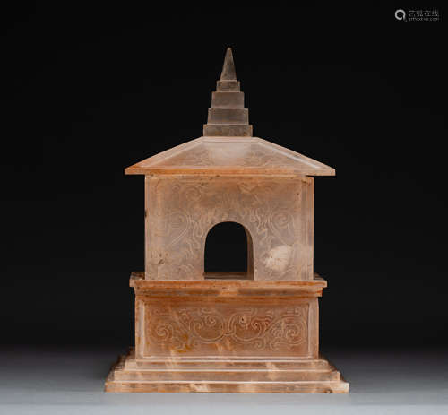 Crystal Pagoda of Tang Dynasty in China