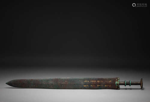 Chinese Han Dynasty bronze sword