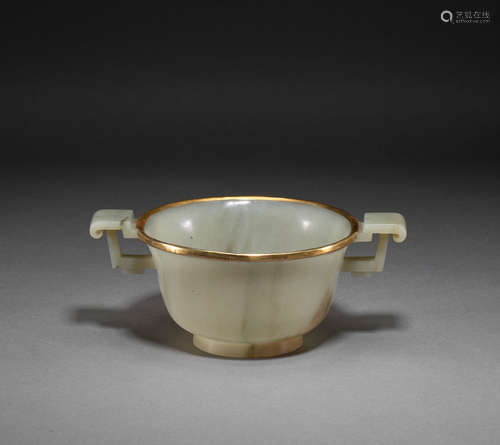 Hetian jade bowl of Liao Dynasty, China