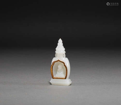 Hetian Jade Pagoda of liao Dynasty, China