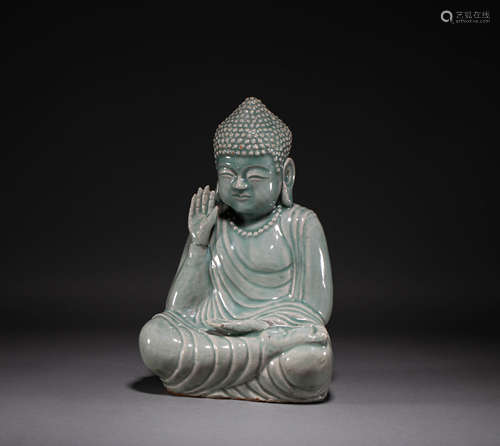 Korean celadon Buddha statue