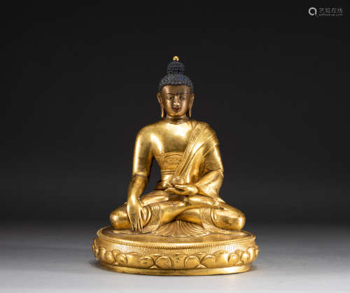 Sakyamuni Buddha in Qing Dynasty