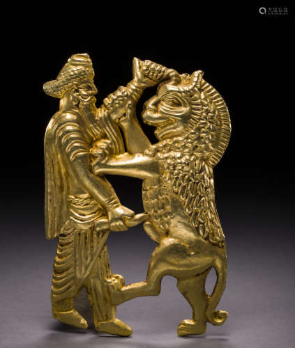 10世纪印度克什米尔王国纯金饰品
