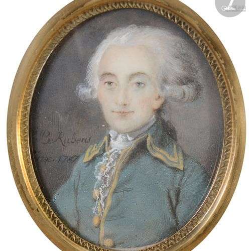 Attribué à Jean-Baptiste RUBENS ( ? - vers 1824)Portrait d’h...