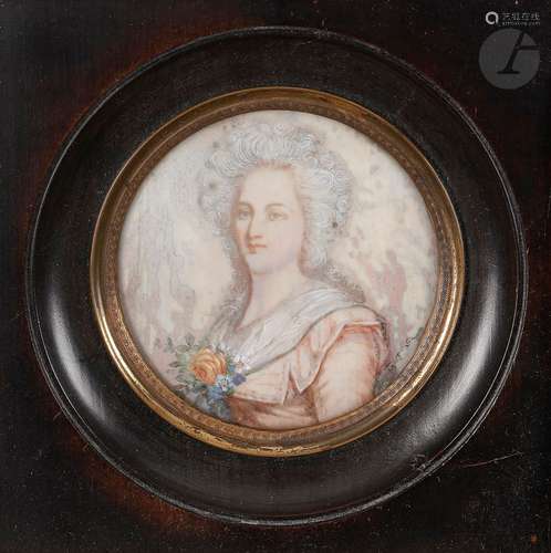 École FRANÇAISE du début du XXe sièclePortrait de Madame Eli...