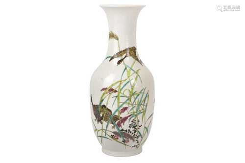 A CHINESE PORCELAIN BALUSTER VASE, 19TH CENTURY