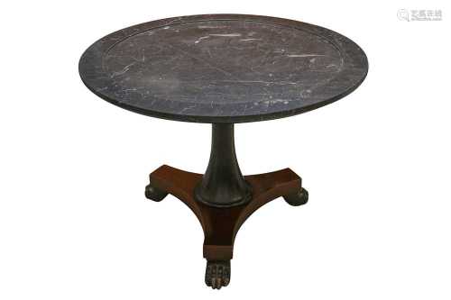 A CIRCULAR RALPH LAUREN GUERIDON CENTRE TABLE, LATE 20TH CEN...