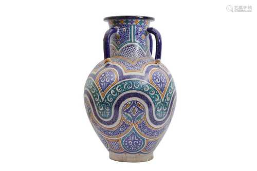 A LARGE MOROCCAN VASE