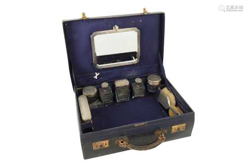 A GEORGE V MAPPIN & WEBB TRAVELLING VANITY CASE