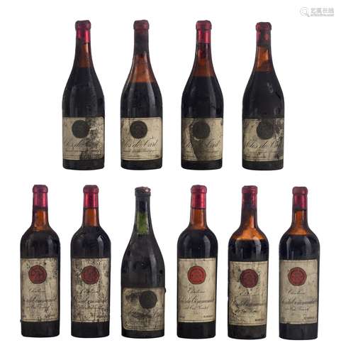 10 wines bottled by J. Vandermeulen - Decannière (Ostend - B...