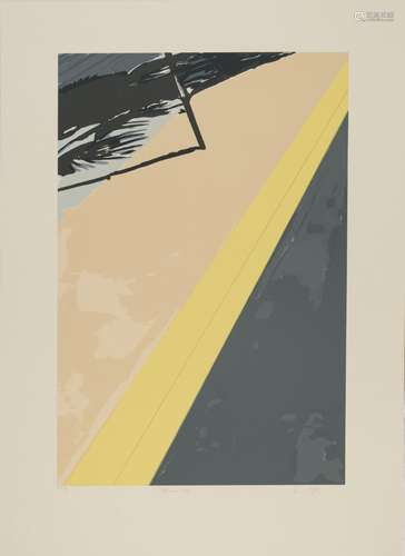 Koen van den Broek (1973), 'Yellow Non Stop', 50 x 75 cm