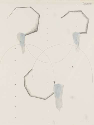 Marc Maet (1955-2000), 'Trinitas', 1989, 50 x 66 cm