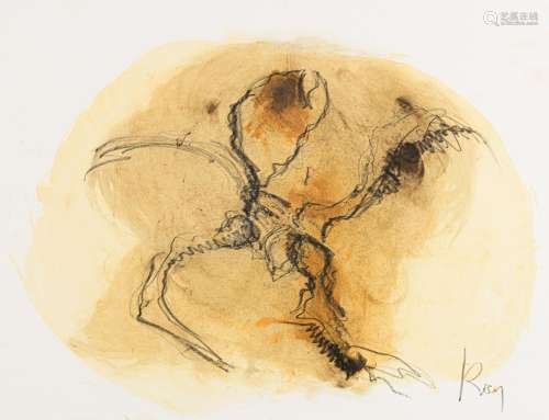 Koen Vanmechelen (1965), 'Poule de Bresse', 1998, 50 x 65 cm