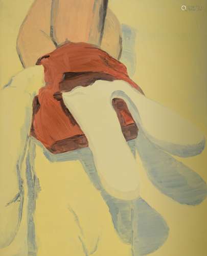 Guy van Bossche (1952), 'Fear', 1998, 65 x 80 cm