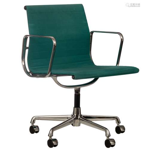 An Eames ICF EA 108 office chair, H 84 - W 57 cm