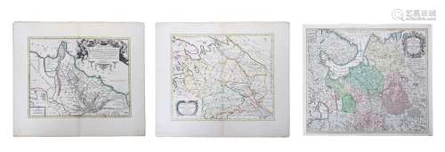 A collection of antique maps, Matthaeus Seutter and Nicolas ...