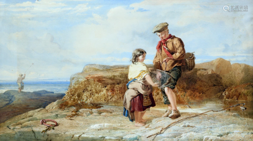 JOHN HENRY MOLE (1814-1886), COLLECTING THE CATCH,