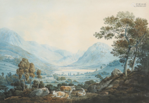 R* SEATON, LOWESWATER WITH HONISTER CRAG, inscribed to