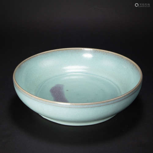 CHINESE JUN WARE PLATE, SONG DYNASTY