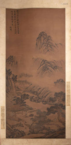 CHINESE SHEN ZHOU PAINTING AND CALLIGRAPHY, MING DYNASTY