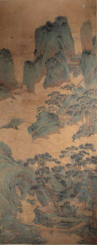 CHINESE QIU YING PAINTING, MING DYNASTY
