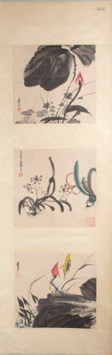 CHINESE ZHANG DAQIAN PAINTING AND CALLIGRAPHY, MODERN TIMES