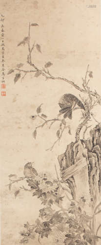 CHINESE PAINTING AND CALLIGRAPHY BY MA JIATONG, QING DYNASTY