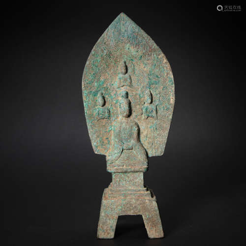 CHINESE BRONZE BUDDHA STATUES FROM NORTHERN WEI DYNASTY