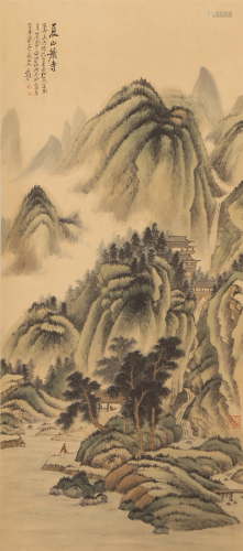 A CHINESE PAINTING OF RECLUSE LIFE