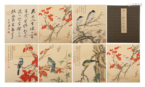 A CHINESE PAINTING ALBUM OF BIRDS