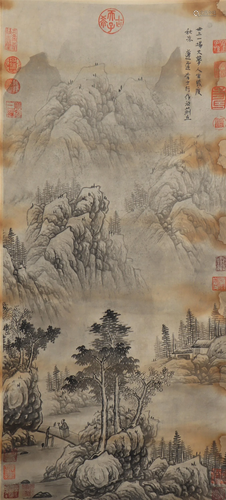 A CHINESE PAINTING OF RETURNING TO RETREAT