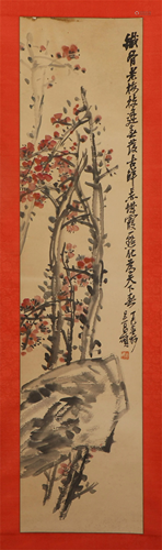 A CHINESE PAINTING OF BLOOMS