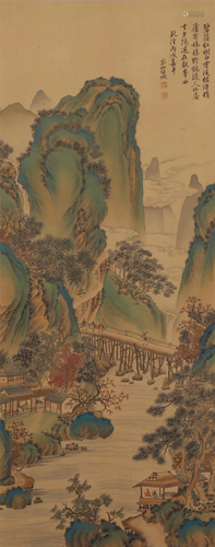 A CHINESE PAINTING OF RECLUSE LIFE