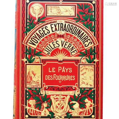 [Terres polaires] Le Pays des fourrures par Jules Verne. Ill...