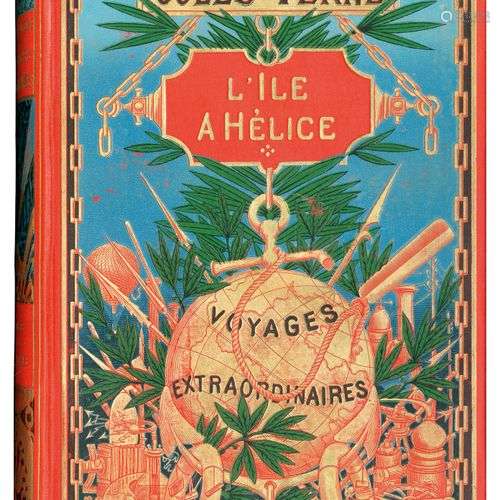 [Océanie] L'Île à hélice par Jules Verne. Illustrations de L...