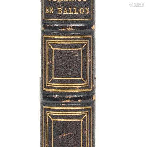 [Afrique] Cinq semaines en ballon par Jules Verne. Illustrat...