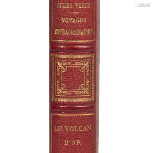 [Canada] Le Volcan d'or par Jules Verne. Illustrations de Ge...
