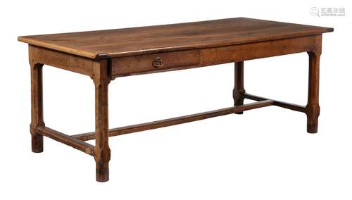 An oak refectory table