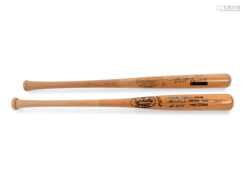 A Group of Pete Rose Signed Autograph Baseball Bats