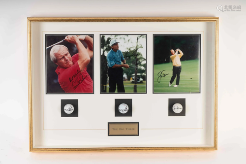 A Jack Nicklaus, Arnold Palmer and Gary Player 