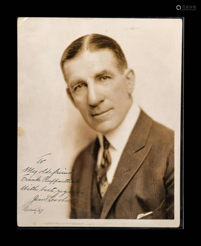 A Heavyweight Champion James J. Jim Corbett Signed